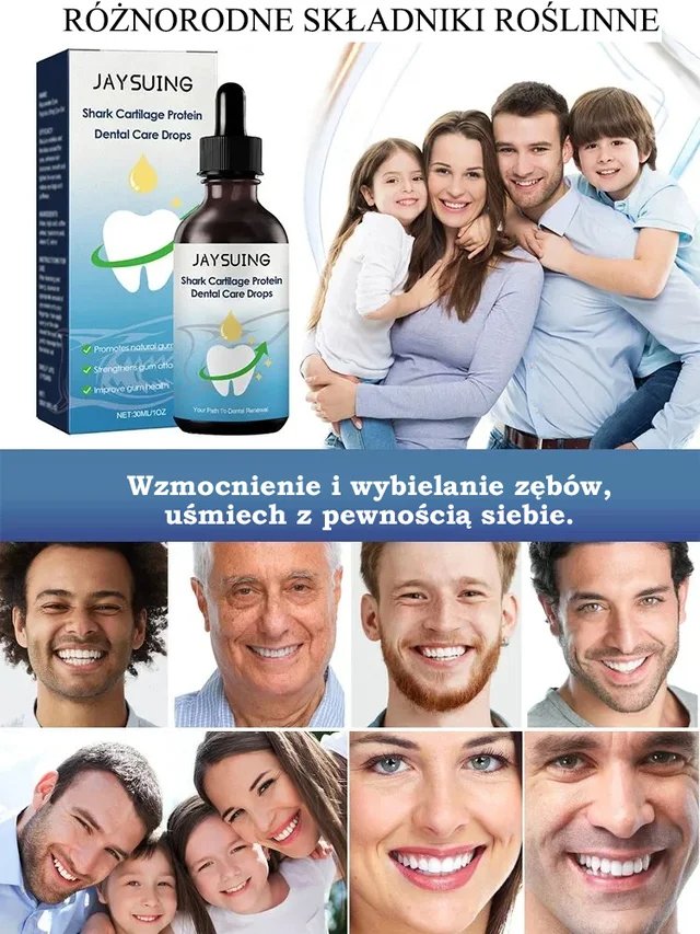 Krople do regeneracji zębów