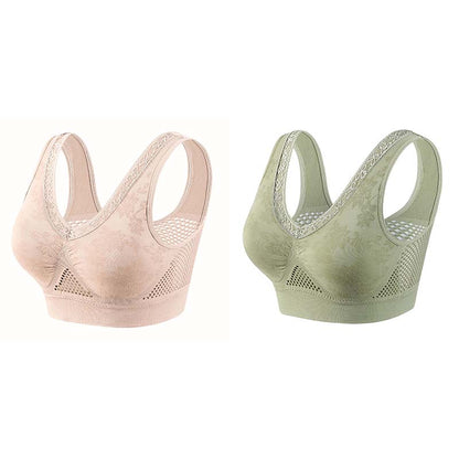 ✨ 1 + 3 gratis – Bezprzewodowy koronkowy biustonosz zapewniający wysokie wsparcie dla kobiet – Dostępny w magazynie, płatność przy odbiorze 💖👙
