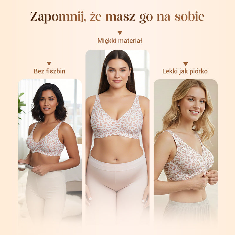 1+3 (łącznie 4 sztuki) Bezdrutowe, wygodne staniki typu braletka Push-Up dla kobiet, bezszwowe, do głębokiego dekoltu, na co dzień
