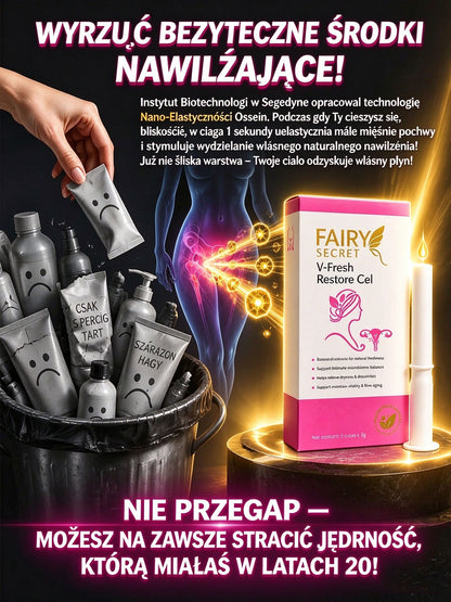 Sekretne serum odmładzające, które zatrzymuje upływ czasu – żel o działaniu musującym, nawilżającym i ujędrniającym, działający w ciągu 1 sekundy.