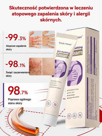 【Specjalizacja w leczeniu uporczywego zapalenia skóry】Kojący krem pielęgnacyjny do skóry