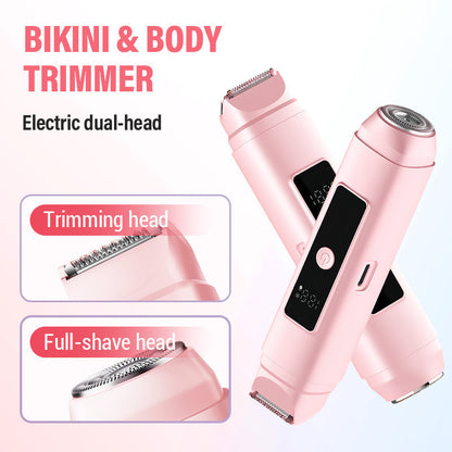 Elektryczny depilator dwuramienny do okolic bikini i ciała